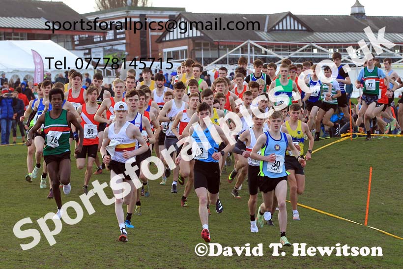 Mens under-20s 2022 Northern Cross Country Champs., Pontefract. Photo: David T. Hewitson/Sports for All Pics